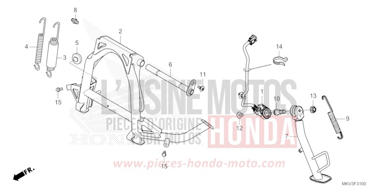 STAENDER von Forza 750 MAT JEANS BLUE MATALLIC (PB417) von 2023